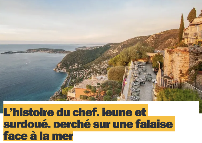 The story of a young and exceptionally gifted chef, perched on a cliff overlooking the sea